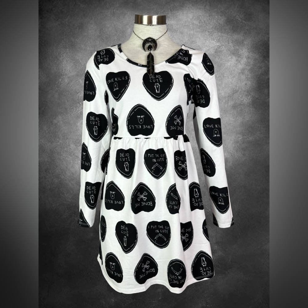 Iron Fist Bitter Sweet Heart White Dress M
